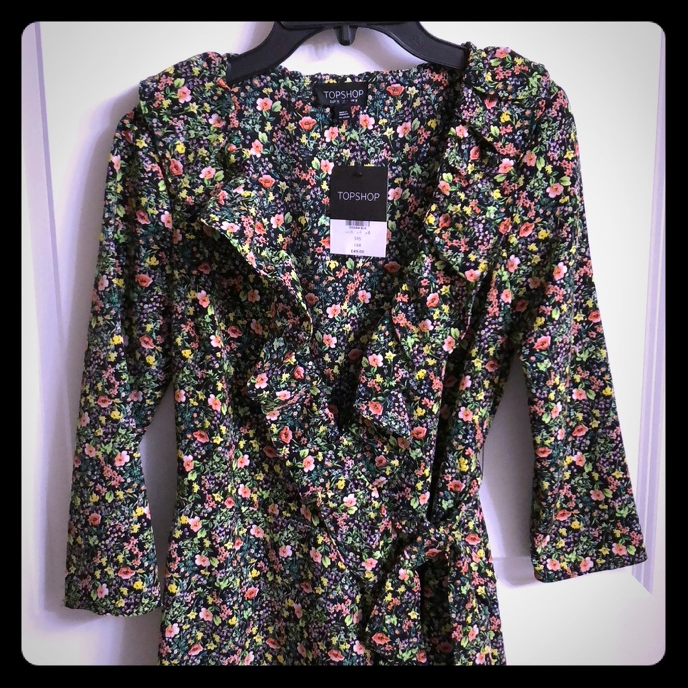 Topshop wrap dress